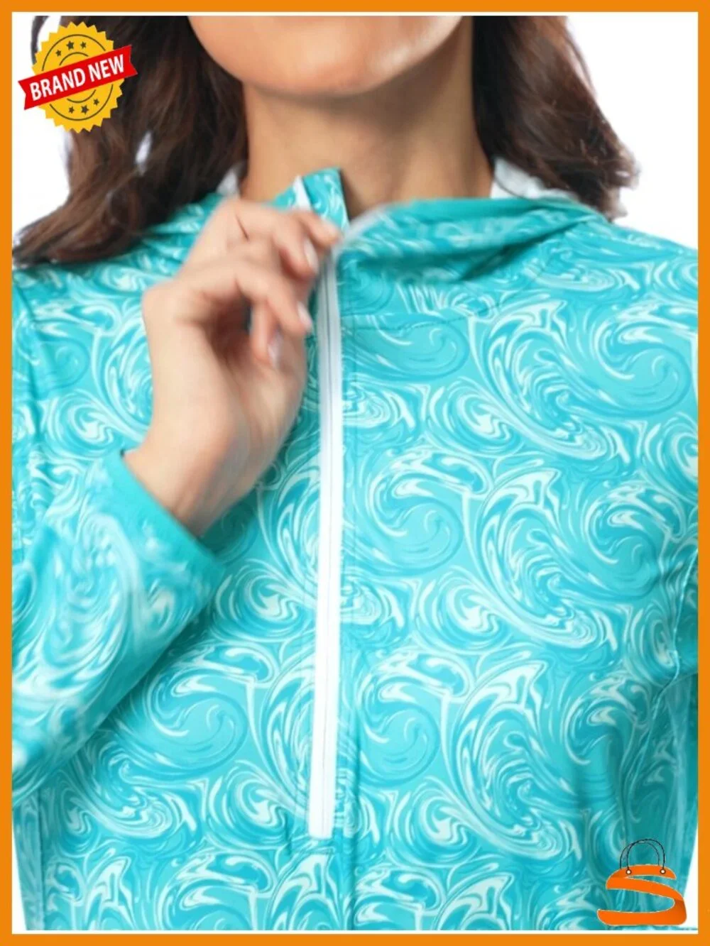 HDE Hooded Tunic Beach Coverup Long Sleeve UV Protection Swim Cover Up